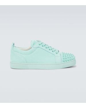 Christian Louboutin Sneakers Louis Junior Spikes - Blu