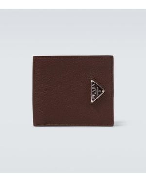 Prada Portemonnaie Aus Leder - Braun