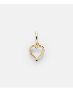 Marie Lichtenberg Orecchino Singolo Baby Charm Heart - Bianco