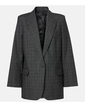 Nili Lotan Blazer Diane Aus Einem Wollgemisch - Schwarz