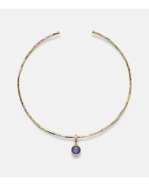 Octavia Elizabeth Choker Olivia En Or 18 Ct, Diamants Et Tanzanite - Métallisé