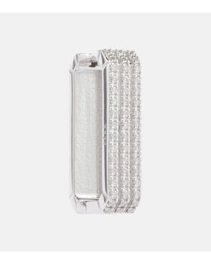 Eera Einzelner Ohrring Long Candy Aus 18Kt Weissgold Mit Diamanten - Weiß
