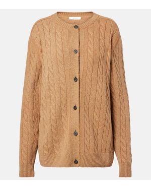 The Row Cardigan Loneke Aus Wolle - Braun