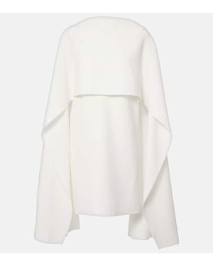 ROKSANDA Bridal Kaiya Caped Crepe Minidress - White