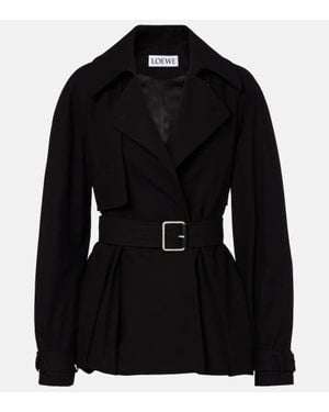 Loewe Jacke Balloon Aus Baumwolle - Schwarz