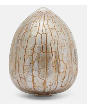 JW Anderson Walnut Clutch - Natural