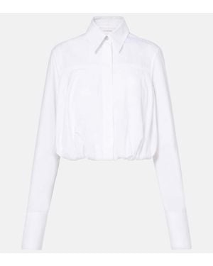 Sportmax Camicia Cropped Zemira - Bianco