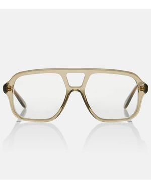 Loewe Slim Rectangular Glasses - Brown