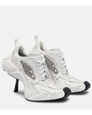 Balenciaga Pumps Monday Aus Leder - Weiß