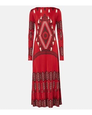 Johanna Ortiz Broken Arrow Maxi Dress - Red
