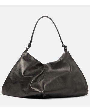 The Row Bolso al hombro Samia de piel - Negro