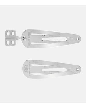 Balenciaga Angie Hair Clip in Black | Lyst