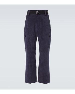 Bogner Skihose Corbin Aus Rippstrick - Blau