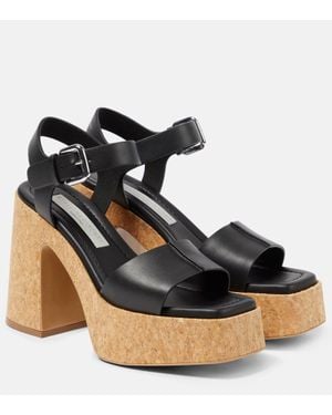 Stella McCartney Sandali Skyla Con Plateau - Nero