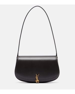 Saint Laurent Schultertasche Voltaire Mini Aus Leder - Schwarz