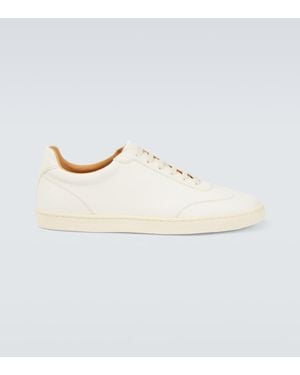 Brunello Cucinelli Leder -Sneaker - Weiß