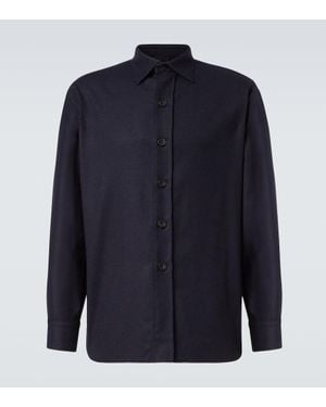 Rubinacci Veste En Laine - Bleu
