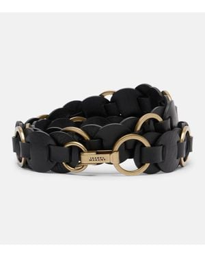 Isabel Marant Guertel Lota Aus Leder - Schwarz