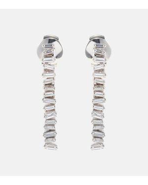 Suzanne Kalan 18Kt Drop Earrings With Diamonds - White