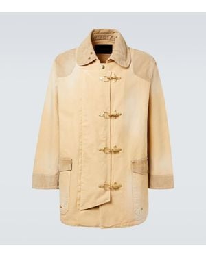 Wales Bonner Jacke Sierra Aus Baumwoll-Canvas Mit Cord - Natur