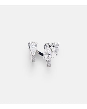 Repossi Einzelner Ohrring Serti Sur Vide Aus 18Kt Weissgold Mit Diamanten - Mettallic