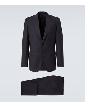 Brioni Trevi Wool And Mohair Suit - Blue