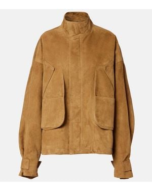 The Attico Chaqueta Bomber De Ante - Marrón