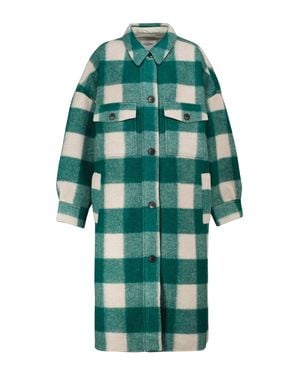 Isabel Marant Manteau Fontizi à carreaux - Vert
