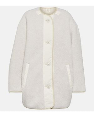 Isabel Marant Jacke Himemma Aus Faux Shearling - Weiß