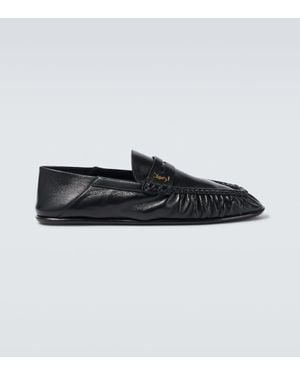 Saint Laurent Mocassins Le Loafer En Cuir - Noir