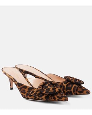 Gianvito Rossi Mules Portofino 55 - Marrone
