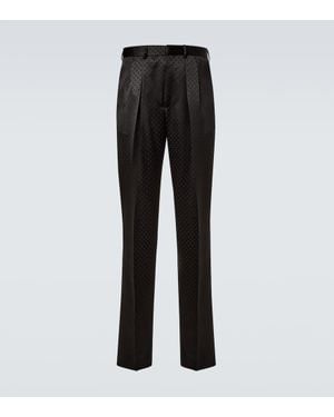 Tom Ford Anzughose Aus Satin - Schwarz