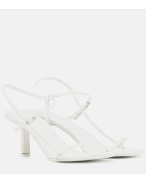 The Row Sandalen Bare Aus Leder - Weiß
