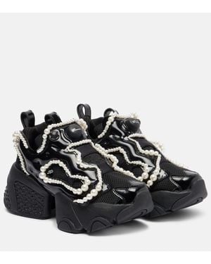 Noir Kei Ninomiya X Reebok Verzierte Plateau-Sneakers - Schwarz