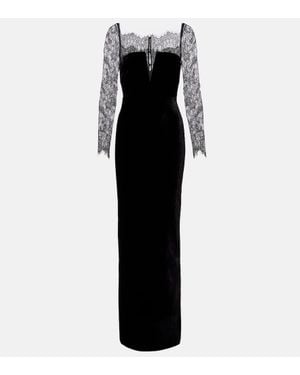 Roland Mouret Abito Lungo - Nero