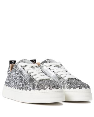 Chloé Sneakers Lauren mit Glitter - Mettallic