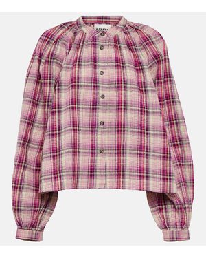 Isabel Marant Bluse Blandine Aus Baumwolle Und Leinen - Rot