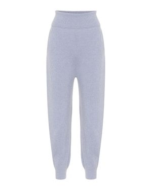 Stella McCartney Jogginghose Aus Kaschmir - Blau