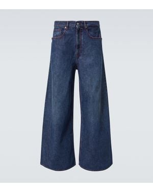 ERL Indiana Wide-Leg Jeans - Blue
