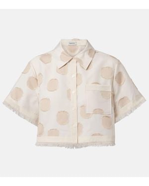 Jonathan Simkhai Cropped-Top Topanga - Natur