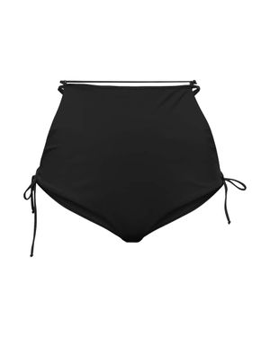 Nensi Dojaka Cutout High-Rise Shorts - Black