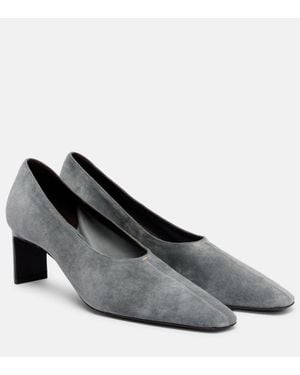 KHAITE Pumps Cecilia 50 Aus Veloursleder - Grau