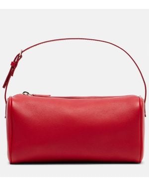 The Row Tote Bag 90's Small Aus Leder - Rot