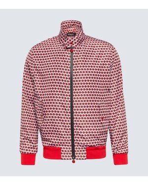 Kiton Printed Jacket - Red