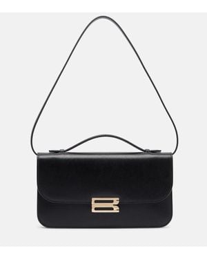 Victoria Beckham Dorian Small Leather Shoulder Bag - Black