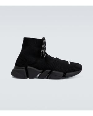 Balenciaga Geschnürte Speed Sneaker - Schwarz