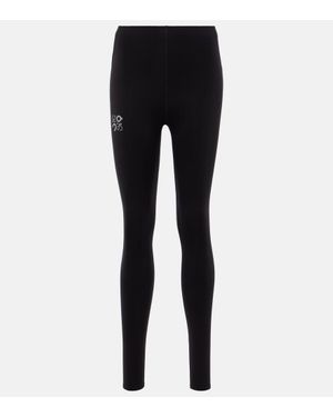 Loewe X On - Leggings con logo - Nero