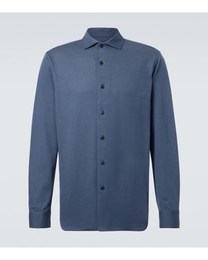 Brioni Cotton Shirt - Blue