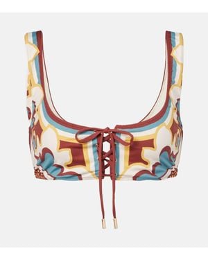 La DoubleJ Bikini-Oberteil Sunset - Mettallic
