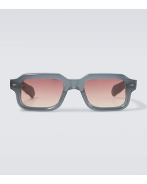 Jacques Marie Mage Sandro Rectangular Sunglasses - Brown